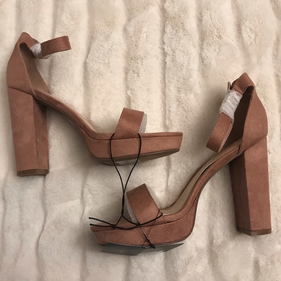 New Open Toe Mauve Chunky heel last one!! - Picture 2 of 8